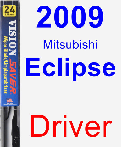 Driver Wiper Blade for 2009 Mitsubishi Eclipse - Vision Saver