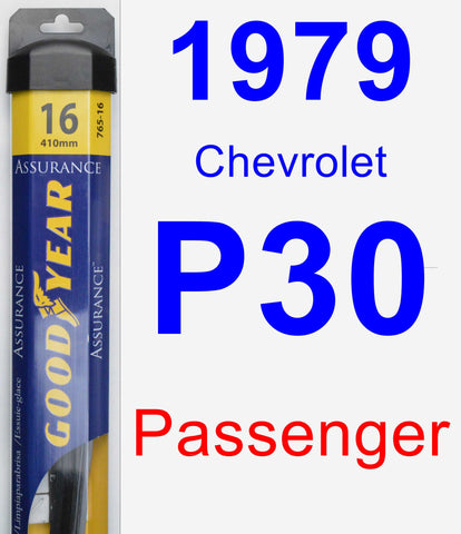 Passenger Wiper Blade for 1979 Chevrolet P30 - Assurance