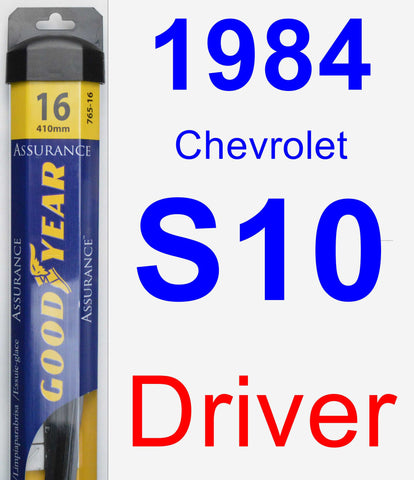 Driver Wiper Blade for 1984 Chevrolet S10 - Assurance