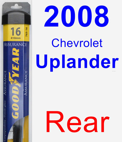 Rear Wiper Blade for 2008 Chevrolet Uplander - Assurance