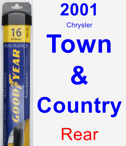 Rear Wiper Blade for 2001 Chrysler Town & Country - Assurance