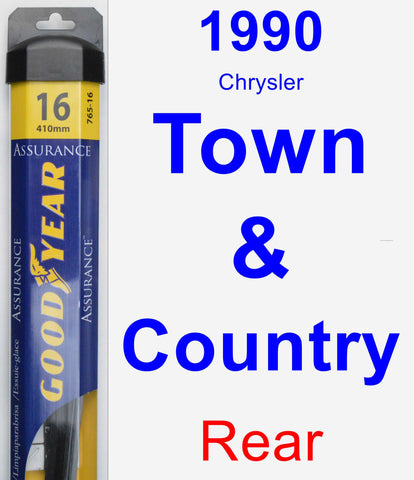 Rear Wiper Blade for 1990 Chrysler Town & Country - Assurance