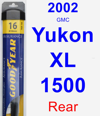 Rear Wiper Blade for 2002 GMC Yukon XL 1500 - Assurance