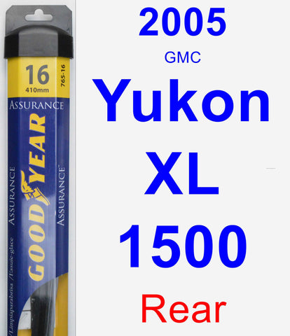 Rear Wiper Blade for 2005 GMC Yukon XL 1500 - Assurance