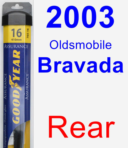 Rear Wiper Blade for 2003 Oldsmobile Bravada - Assurance