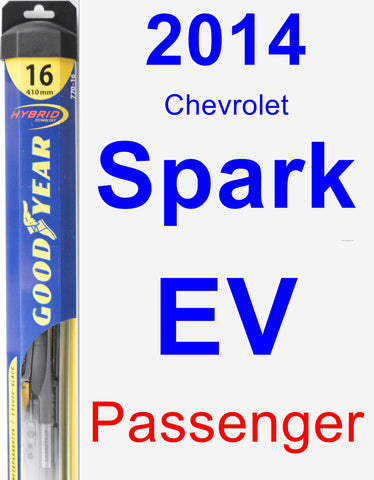 Passenger Wiper Blade for 2014 Chevrolet Spark EV - Hybrid