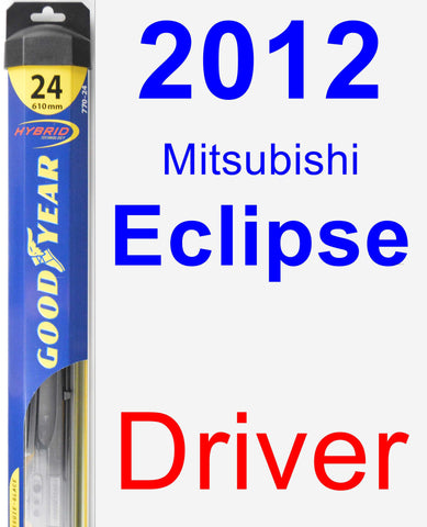 Driver Wiper Blade for 2012 Mitsubishi Eclipse - Hybrid