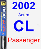Passenger Wiper Blade for 2002 Acura CL - Vision Saver