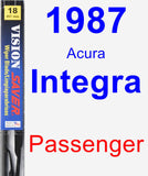 Passenger Wiper Blade for 1987 Acura Integra - Vision Saver