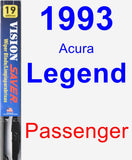 Passenger Wiper Blade for 1993 Acura Legend - Vision Saver