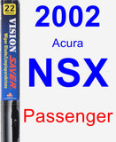 Passenger Wiper Blade for 2002 Acura NSX - Vision Saver