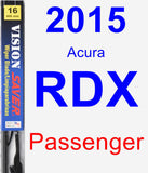 Passenger Wiper Blade for 2015 Acura RDX - Vision Saver