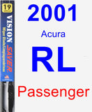 Passenger Wiper Blade for 2001 Acura RL - Vision Saver