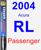 Passenger Wiper Blade for 2004 Acura RL - Vision Saver