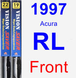 Front Wiper Blade Pack for 1997 Acura RL - Vision Saver