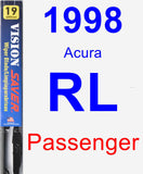 Passenger Wiper Blade for 1998 Acura RL - Vision Saver