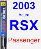 Passenger Wiper Blade for 2003 Acura RSX - Vision Saver