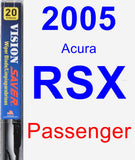 Passenger Wiper Blade for 2005 Acura RSX - Vision Saver