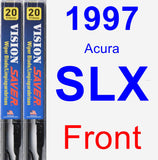 Front Wiper Blade Pack for 1997 Acura SLX - Vision Saver