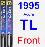Front Wiper Blade Pack for 1995 Acura TL - Vision Saver