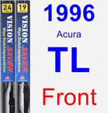 Front Wiper Blade Pack for 1996 Acura TL - Vision Saver