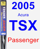 Passenger Wiper Blade for 2005 Acura TSX - Vision Saver