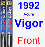 Front Wiper Blade Pack for 1992 Acura Vigor - Vision Saver