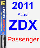 Passenger Wiper Blade for 2011 Acura ZDX - Vision Saver