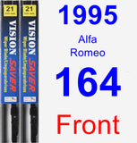 Front Wiper Blade Pack for 1995 Alfa Romeo 164 - Vision Saver