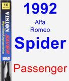 Passenger Wiper Blade for 1992 Alfa Romeo Spider - Vision Saver