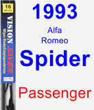 Passenger Wiper Blade for 1993 Alfa Romeo Spider - Vision Saver