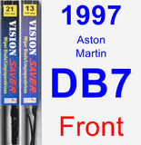 Front Wiper Blade Pack for 1997 Aston Martin DB7 - Vision Saver