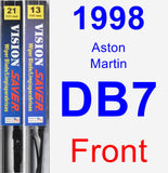 Front Wiper Blade Pack for 1998 Aston Martin DB7 - Vision Saver