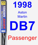 Passenger Wiper Blade for 1998 Aston Martin DB7 - Vision Saver
