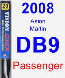 Passenger Wiper Blade for 2008 Aston Martin DB9 - Vision Saver