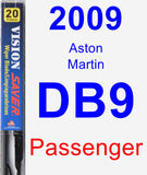 Passenger Wiper Blade for 2009 Aston Martin DB9 - Vision Saver