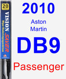 Passenger Wiper Blade for 2010 Aston Martin DB9 - Vision Saver