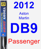 Passenger Wiper Blade for 2012 Aston Martin DB9 - Vision Saver