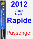 Passenger Wiper Blade for 2012 Aston Martin Rapide - Vision Saver