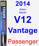 Passenger Wiper Blade for 2014 Aston Martin V12 Vantage - Vision Saver