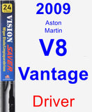 Driver Wiper Blade for 2009 Aston Martin V8 Vantage - Vision Saver
