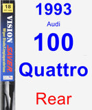 Rear Wiper Blade for 1993 Audi 100 Quattro - Vision Saver