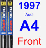 Front Wiper Blade Pack for 1997 Audi A4 - Vision Saver