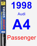 Passenger Wiper Blade for 1998 Audi A4 - Vision Saver