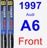 Front Wiper Blade Pack for 1997 Audi A6 - Vision Saver