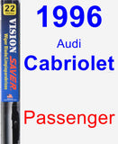 Passenger Wiper Blade for 1996 Audi Cabriolet - Vision Saver
