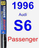 Passenger Wiper Blade for 1996 Audi S6 - Vision Saver