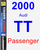 Passenger Wiper Blade for 2000 Audi TT - Vision Saver