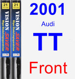 Front Wiper Blade Pack for 2001 Audi TT - Vision Saver
