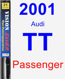 Passenger Wiper Blade for 2001 Audi TT - Vision Saver